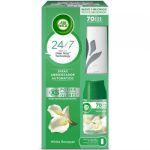 AMBIENTADOR AIR WICK APARATO + REPUESTO + PILAS WHITE BOUQUET (PODER NEUTRALIZADOR OLORES X 5 )