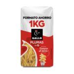 PASTA PLUMAS Nº6 GALLO 1 KG PACK AHORRO