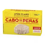 ATÚN CLARO CABO DE PEÑAS EN ACEITE GIRASOL LATA 220GR.