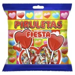 CHUPA CHUPS PIRULETA CORAZÓN FIESTA PAQ. 7 UDS.