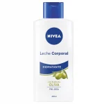 CREMA LECHE CORPORAL NIVEA HIDRATANTE CON ACEITE OLIVA PIEL SECA 400ML.