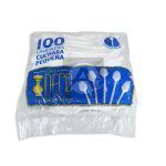 CUCHARILLA BLANCA POSTRE PAQUETE 100 UDS.