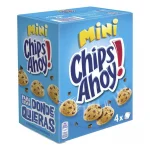 GALLETAS MINI CHIPS CAJA 160 GR. 4 BOLSITAS