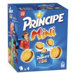 GALLETAS MINI PRÍNCIPE CAJA 160 GR. 4 BOLSITAS