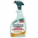 LIMPIADOR COCINAS SANYTOL DESINFECTANTE Y DESENGRASANTE PISTOLA 750 ML.