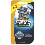 MAQUINILLA AFEITAR BIC FLEX 3 CLASSIC 4 + 2 UDS.