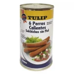 SALCHICHAS TULIP S/P 6 UDS. LATA 220GR.