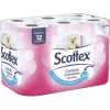 PAPEL HIGIÉNICO SCOTTEX 12 ROLLOS ORIGINAL 3 EN 1