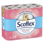PAPEL HIGIÉNICO SCOTTEX 24 ROLLOS ORIGINAL