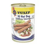 SALCHICHAS TULIP HOT DOG LATA 405GR