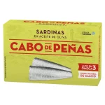 SARDINAS CABO DE PEÑAS ACEITE OLIVA 85GR.