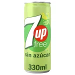 SEVEN UP SIN AZÚCAR FREE LATA 33CL. UNIDAD