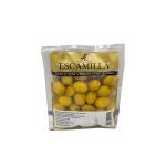 ACEITUNAS ESCAMILLA VERDE CON HUESO BOLSA 180GR.