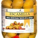 ACEITUNAS ESCAMILLA VERDES SIN HUESO TARRO 330GR.