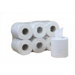 ROLLO BOBINA SECAMANOS CELULOSA 2 CAPAS SACO 6 ROLLOS