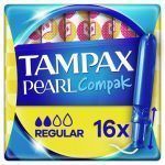 TAMPAX COMPAK PEARL REGULAR 16 UNDS