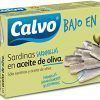 SARDINAS(SARDINILLAS)BAJO EN SAL CALVO EN ACEITE OLIVA LATA 60G