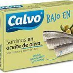 SARDINAS BAJO EN SAL CALVO EN ACEITE OLIVA LATA 84G