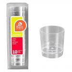 VASO CHUPITO 33CC TRANSPARENTE PAQ 40 UNDS