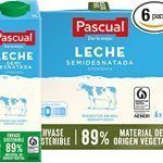 LECHE PASCUAL SEMIDESNATADA BRICK 1 LITRO CAJA 6 UNDS