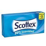 PAÑUELOS FACIALES CAJA 150 UNDS SIMPLY SCOTTEX