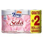 PAPEL HIGIENICO FOXY MAXI SEDA 3 CAPAS 6 ROLLOS *