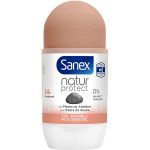 DESODORANTE SANEX ROLL ON 24H PIEL SENSIBLE PIEDRA DE ALUMBRE NATUR PROTECT 50ML.