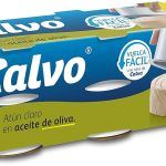 ATUN CLARO EN ACEITE OLIVA CALVO PACK 6 LATAS DE 52 GRS