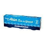 ATUN ADRIAMAR EN ACEITE GIRASOL PACK 3LATAS 70 GRS