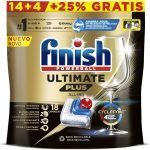 FINISH ULTIMATE PLUS PASTILLAS LAVAVAJILLAS BOLSA 18 UNDS