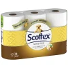 PAPEL HIGIENICO SCOTTEX SENSITIVE CUIDADO DELICADO PAQ 6 UNDS