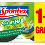 ESTROPAJO SALVAUÑAS SPONTEX FROTAMAX STOP GRASA 1+1 GRATIS