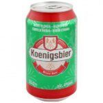 CERVEZA HOLANDESA KOENIGSBIER LATA 33CL CAJA 24 UNDS