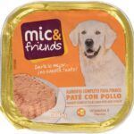 PATE CON POLLO MIC&FRIENDS PERROS TARRINA 300 GRS