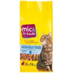 PIENSO COMPLETO PARA GATOS MIC&FRIENDS CON CARNE Y VERDURA BOLSA 1.5 KG
