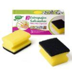 ESTROPAJO SALVAUÑAS AIGUA PACK 3 UNDS