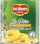 PIÑA DEL MONTE EN RODAJAS EN SU JUGO LATA GRANDE 825 GRS