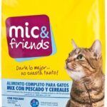 PIENSO COMPLETO PARA GATOS MIC&FRIENDS MIX CON PESCADO Y CEREALES BOLSA 1.5 KG