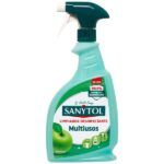 LIMPIADOR MULTIUSOS DESINFECTANTE SANYTOL MANZANA SIN LEJIA PISTOLA 750ML