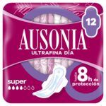 COMPRESAS AUSONIA ULTRAFINA DIA SUPER 12 UNDS