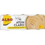 ATUN ALBO CLARO EN ACEITE DE OLIVA PACK 3 UNDS DE 55G