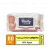 TOALLITAS HUMEDAS NIÑOS BIOLLY PAQUETE 80 SERVICIOS