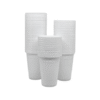 VASO PLASTICO 220CC BLANCO PAQUETE 100 UNDS