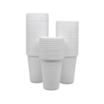 VASO PLASTICO 220CC BLANCO PAQUETE 100 UNDS