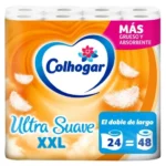 PAPEL HIGIENICO COLHOGAR ULTRA SUAVE XXL 24=48 ROLLOS