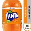 FANTA NARANJA ZERO AZUCAR BOTELLA 1.5L
